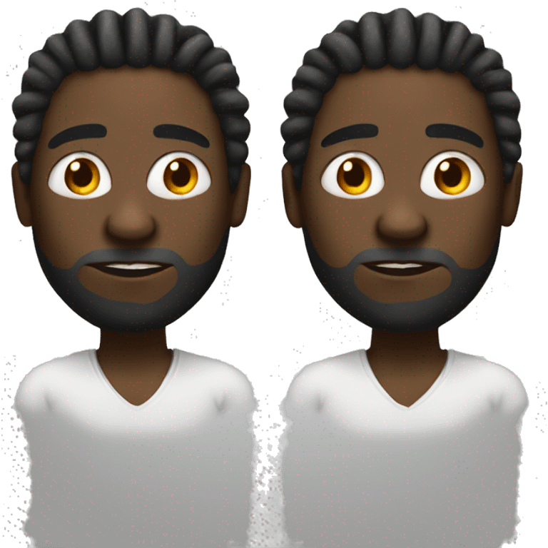 Black guy with dreads emoji