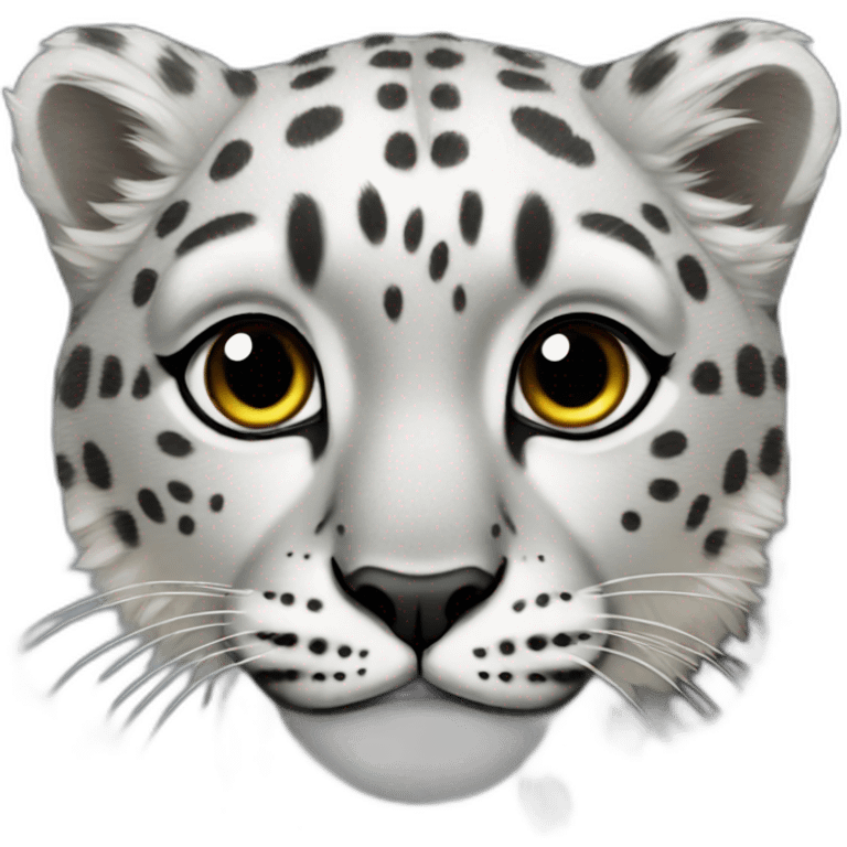 snow leopard emoji