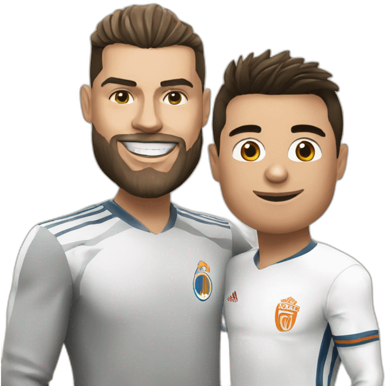 ronaldo with narendra modi emoji