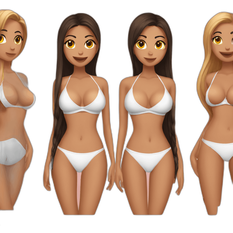 Sexy tight bikinis emoji