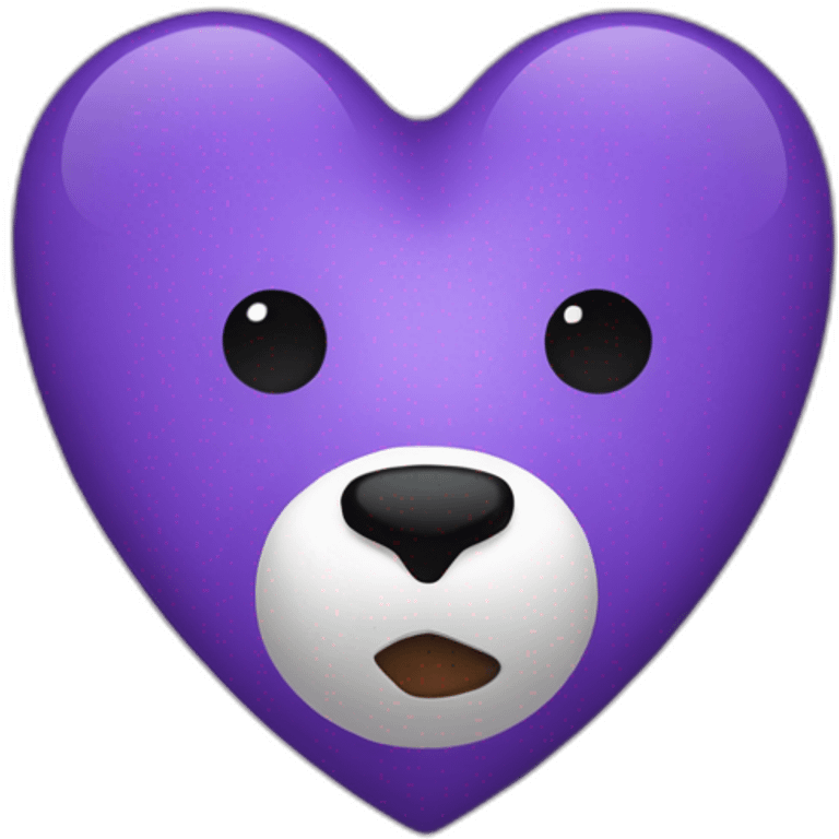 Corazón morado emoji