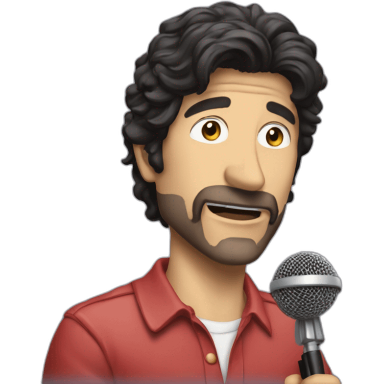 bixente lizarazu with a mic emoji