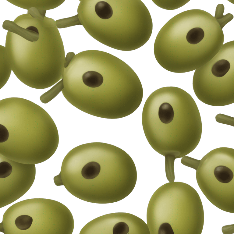 Pickled olives with sauce emoji