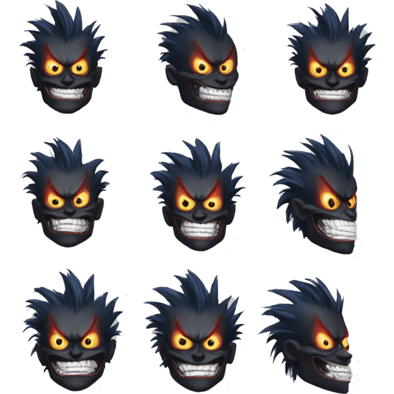 Ryuk dans une f1 emoji