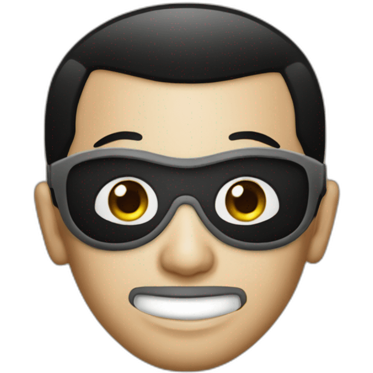 joko widodo with burglar mask emoji