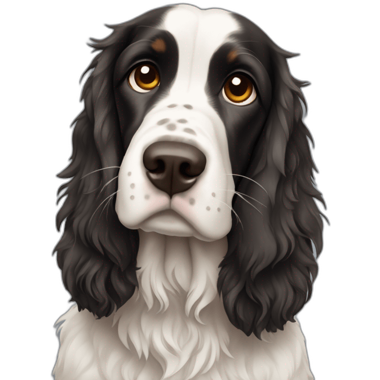 Springer spaniel sad emoji