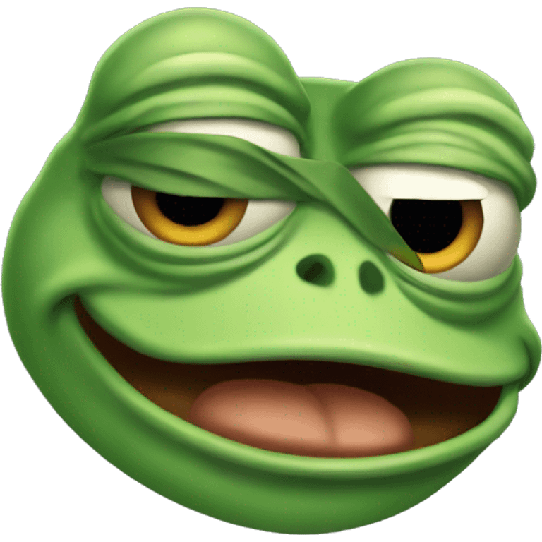 PEPE frog shocked emoji