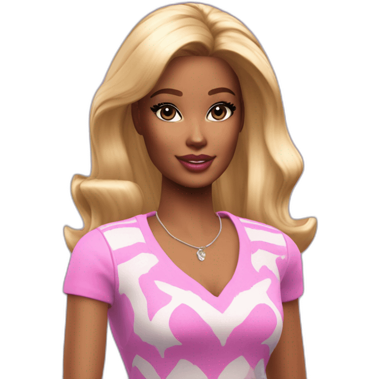 Barbie in this style : EA the Sims videogame emoji