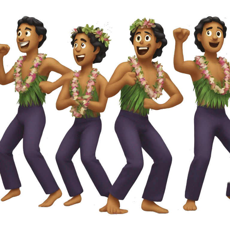 Hawaii dance emoji