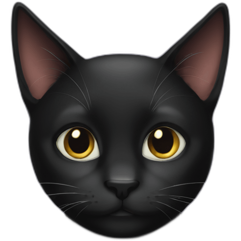 black cat appreciate emoji