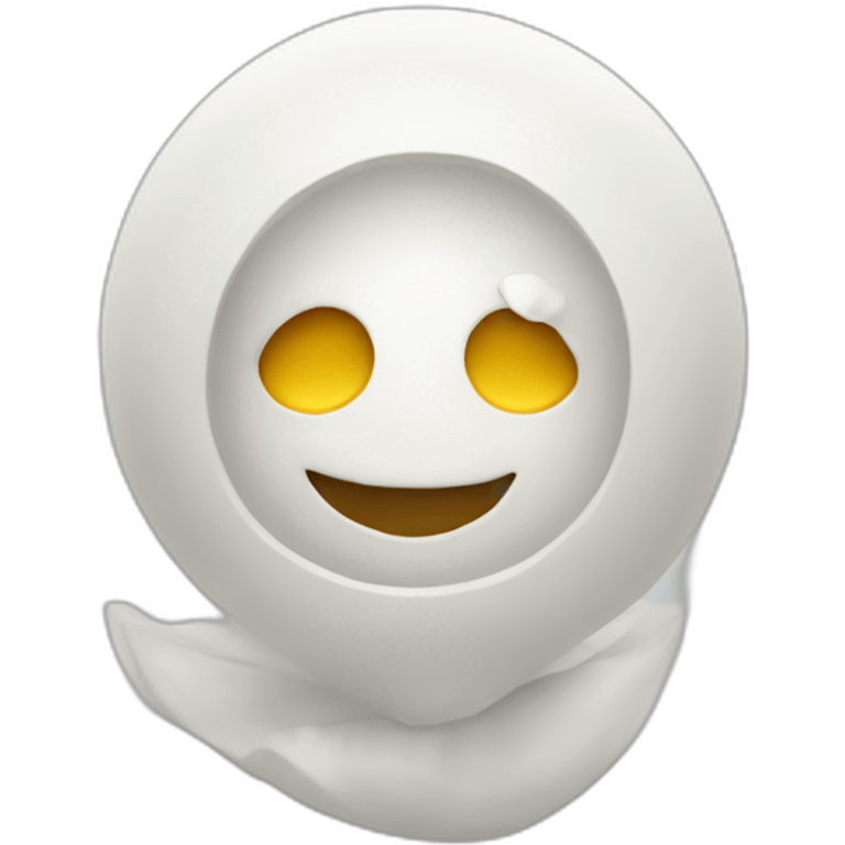 esfera blanca emoji