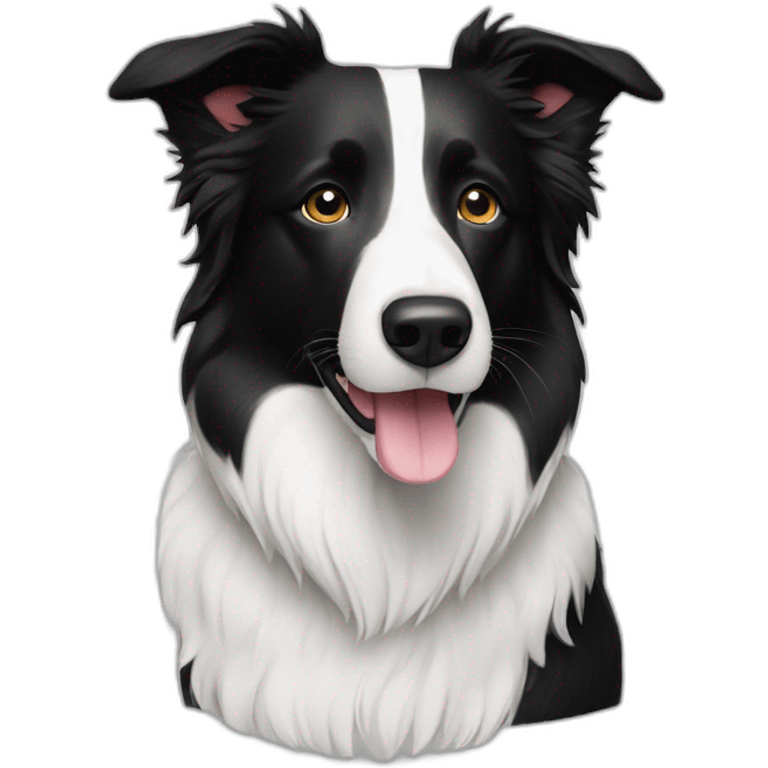 border-collie-all white- no black emoji