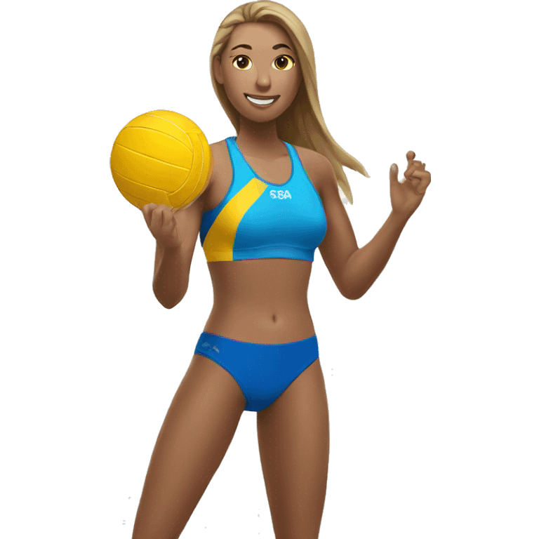 Beach volleyball player emoji