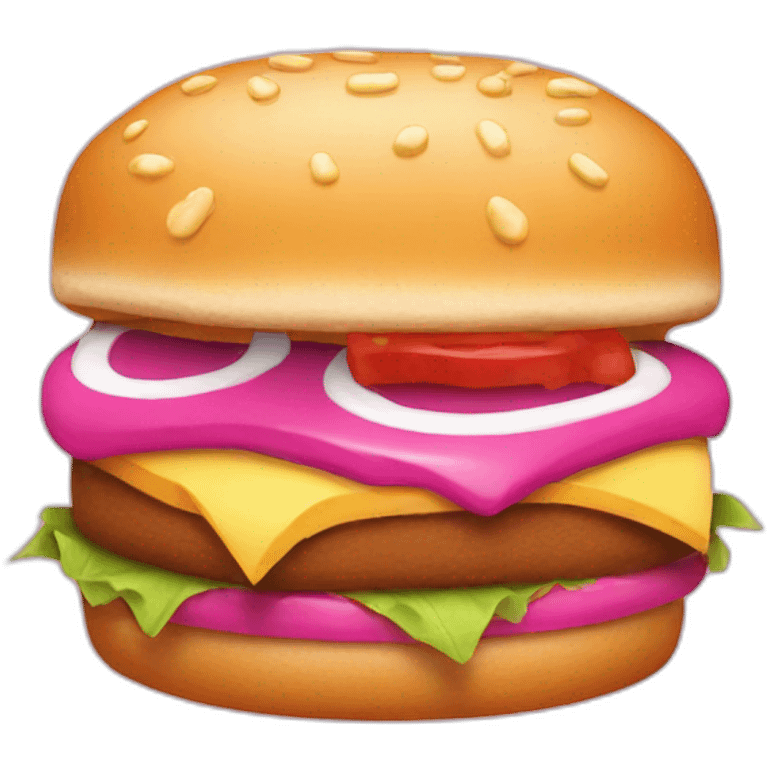 pink fastfood emoji