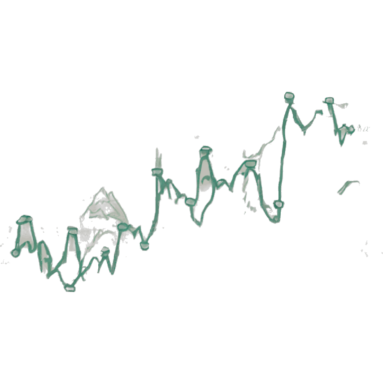 Trading graph going upwar emoji