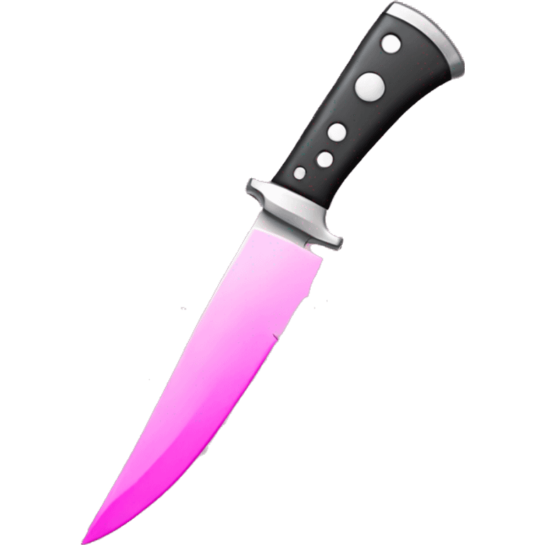 Pink knife  emoji