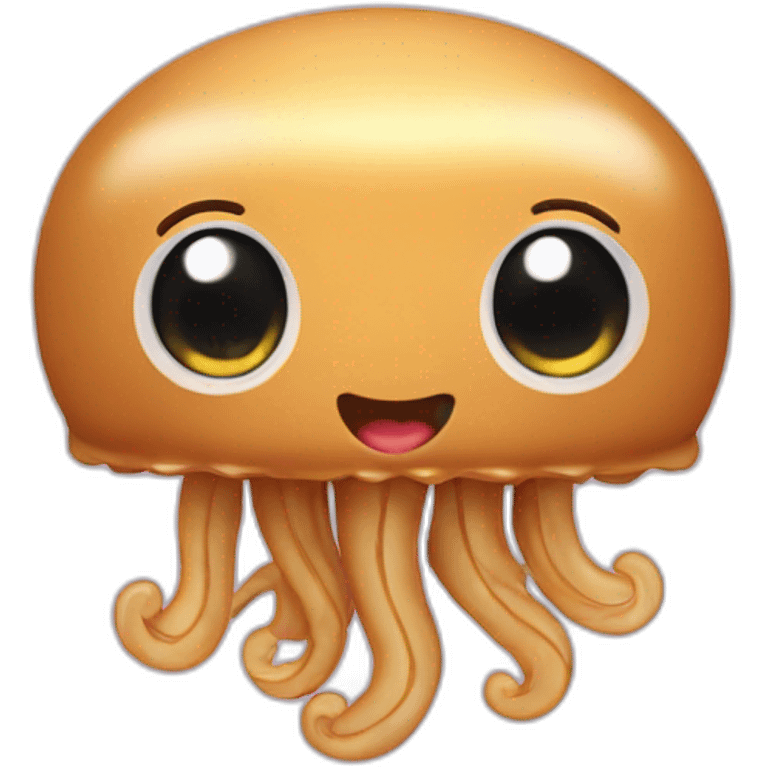 Peanut butter cute baby jellyfish emoji