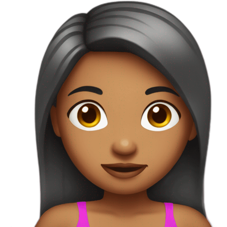 Girl in bikini emoji