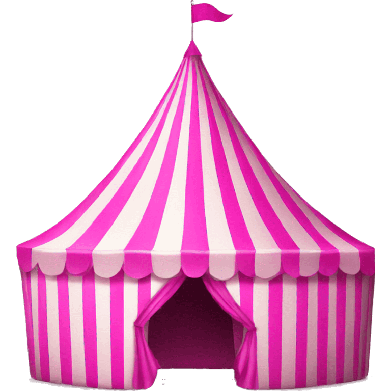 pink carnival tent emoji