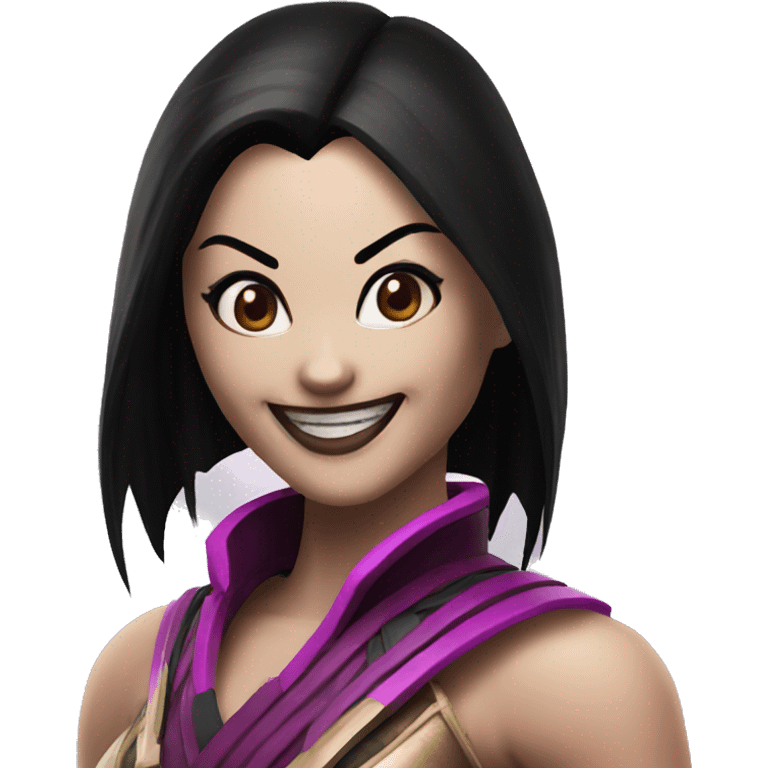 happy mileena from mortal kombat 10 emoji