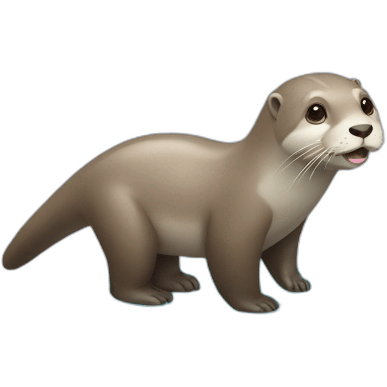 Loutre sur éléphant emoji