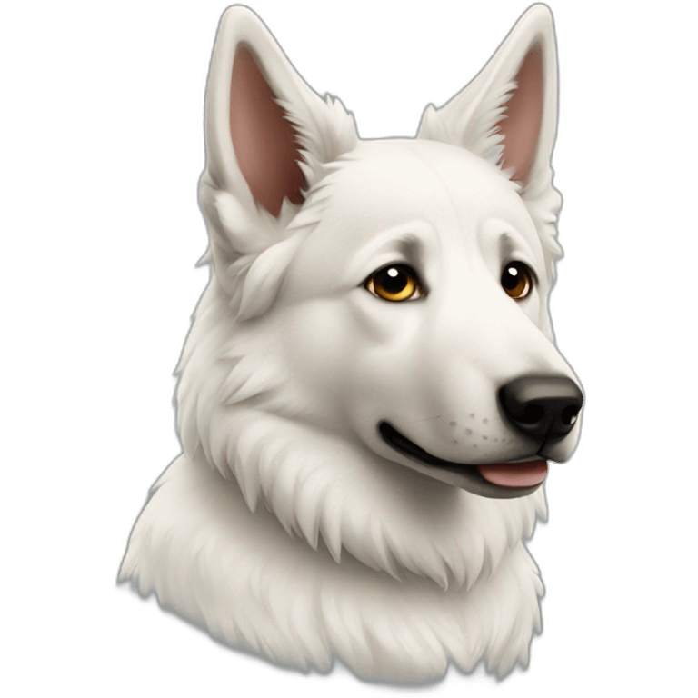 white shepherd emoji