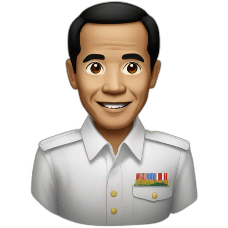 Jokowi indonesian president emoji