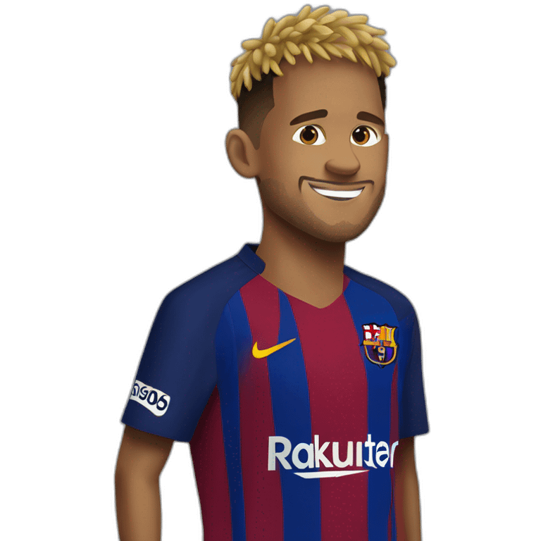 Neymar Barcelone emoji