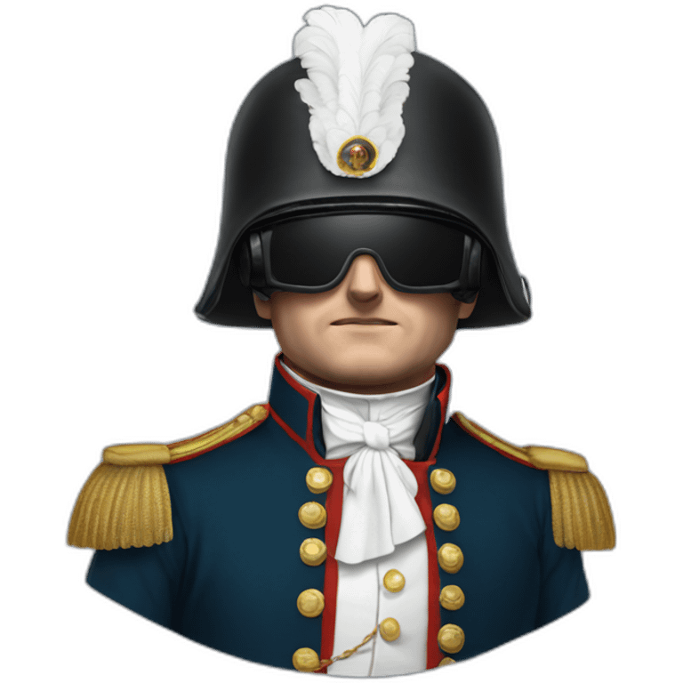 napoleon with a vr hemlet emoji