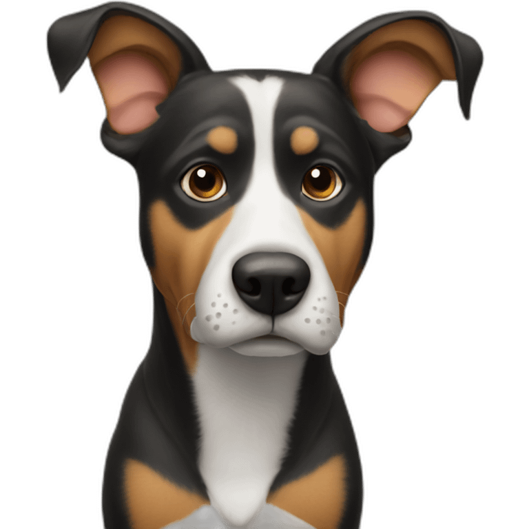 dog with a mouse on his nose emoji