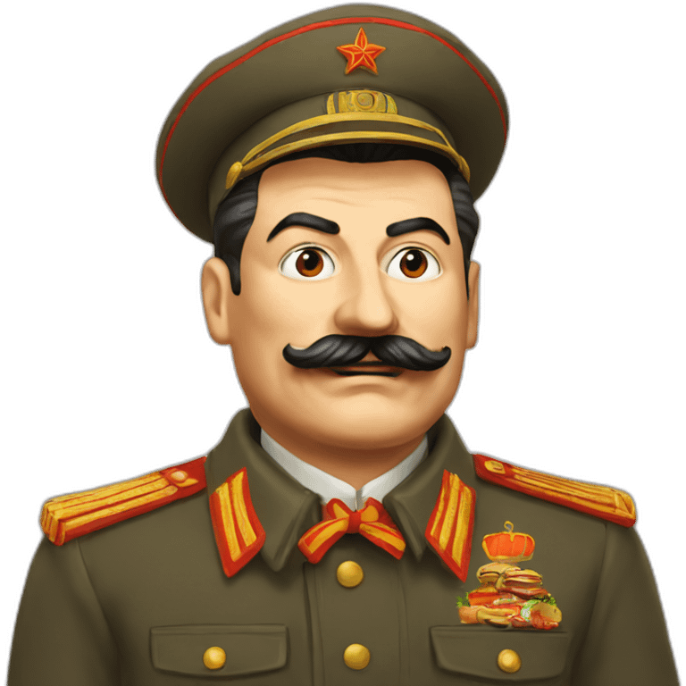 stalin hamburger emoji