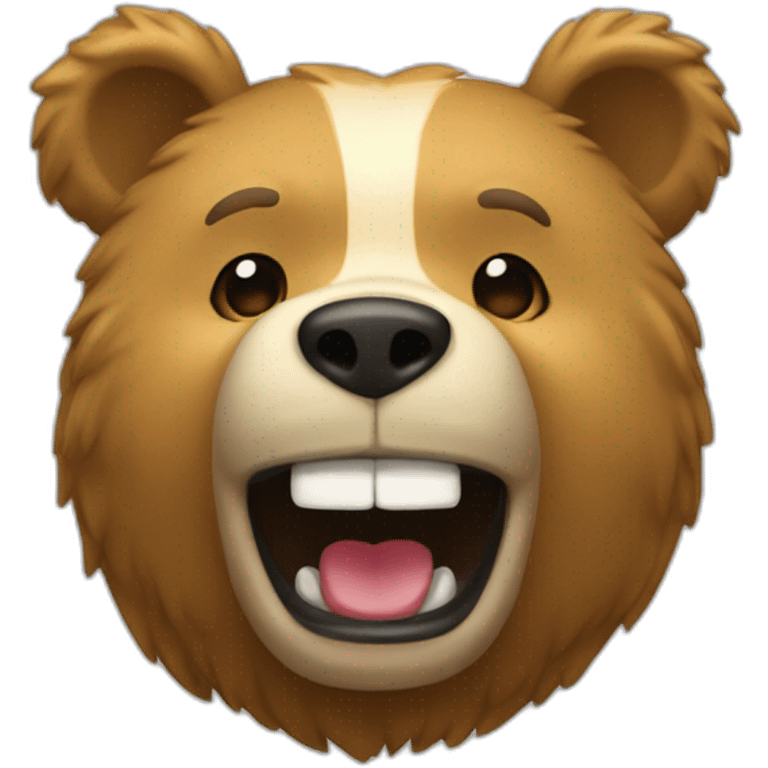 Coin bear emoji