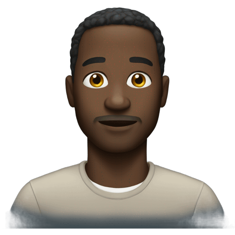 black man emoji