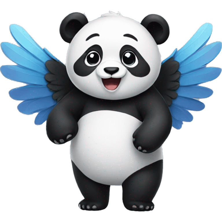 panda with wings  emoji