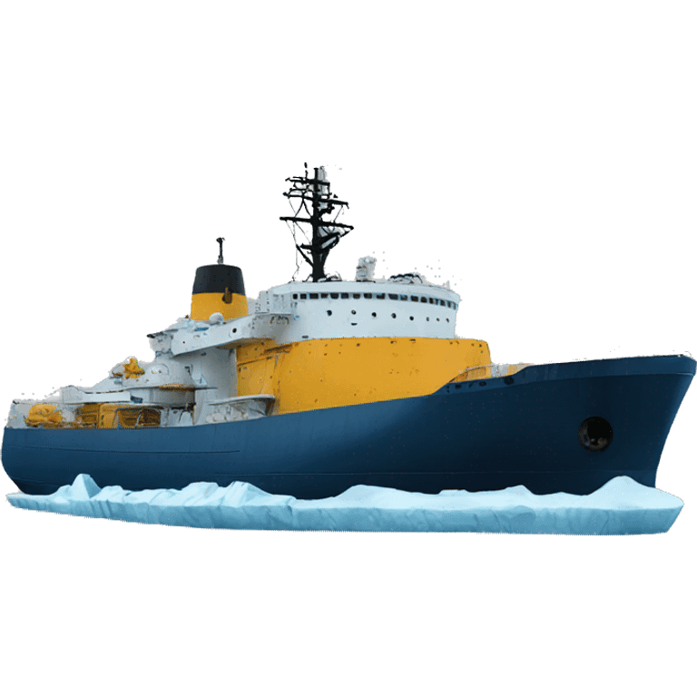 nuclear icebreaker side view emoji