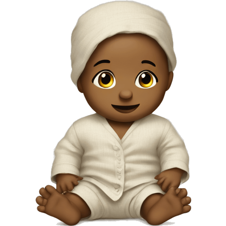 baby in a linen emoji