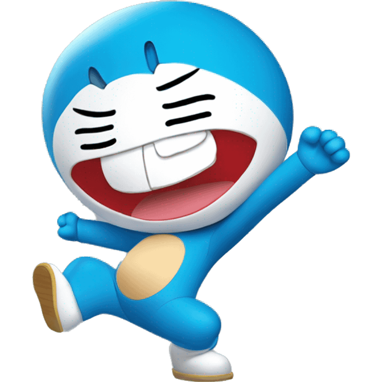 Doraemon dancing  emoji