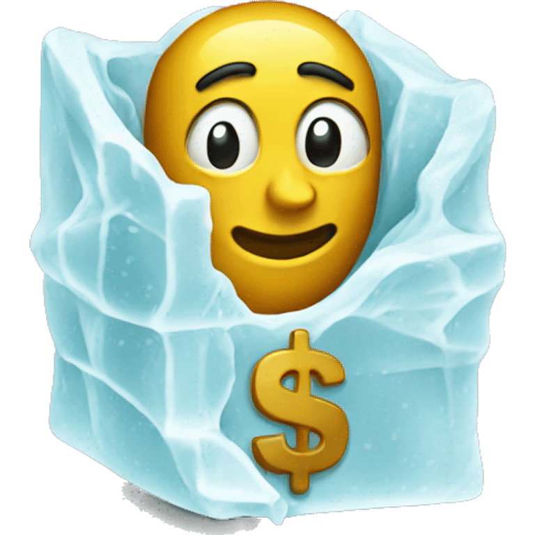 Dollar with ice spice emoji