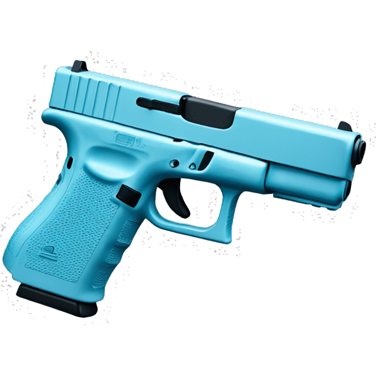 pastel blue glock emoji