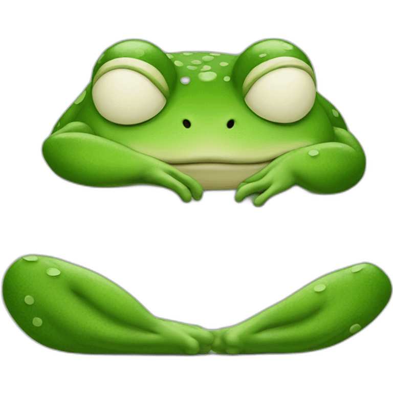 mr frog dreaming emoji