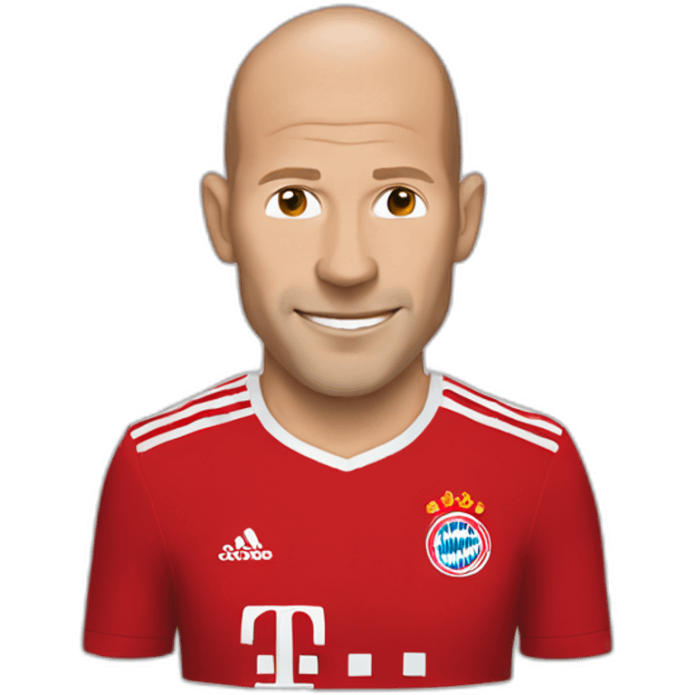 Arjen robben with bayern emoji