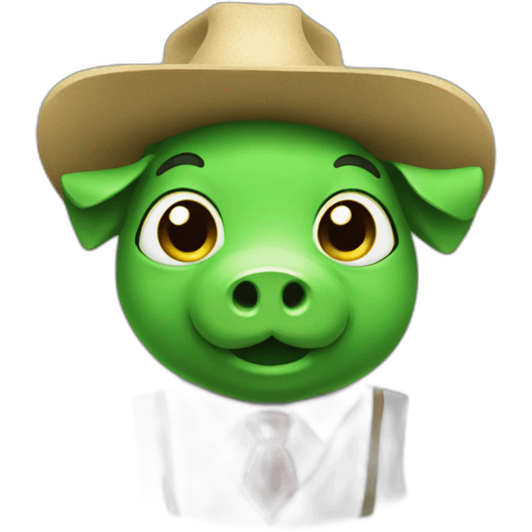 green trader piggy emoji