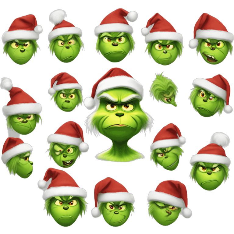 Grinch Christmas emoji