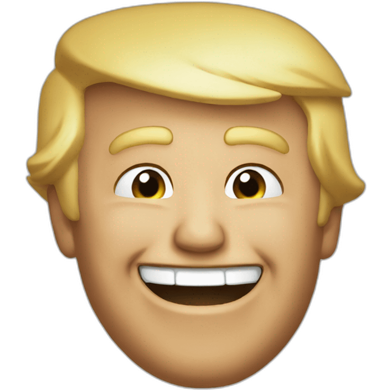 laughing Trump emoji