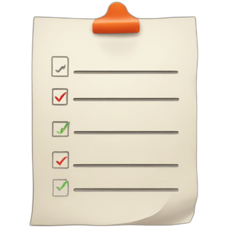 Checklist emoji