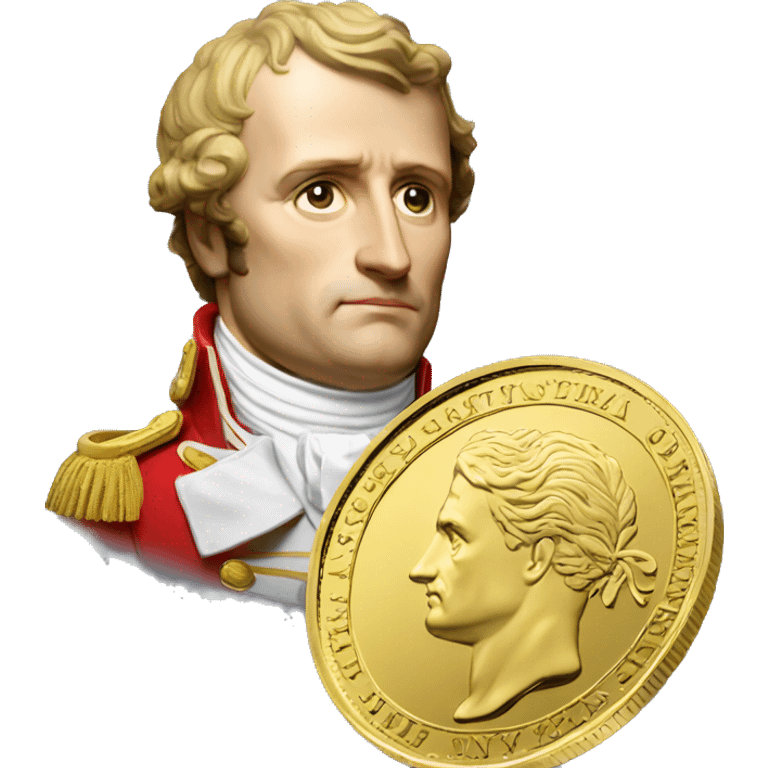 Napoleon gold coin emoji