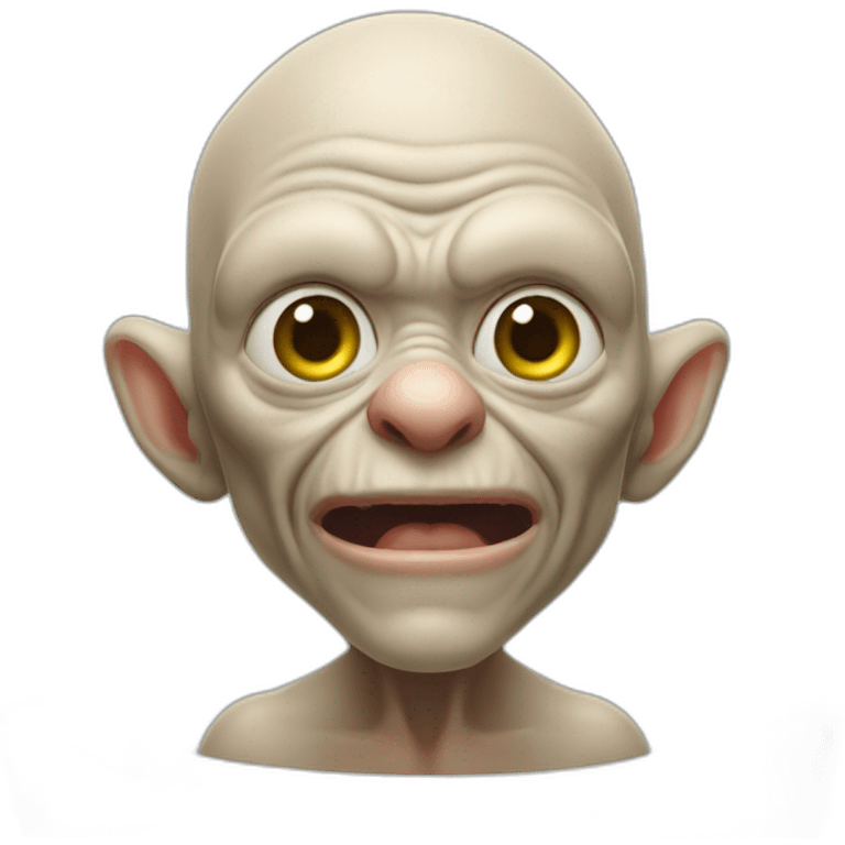 golum in the bathroom emoji