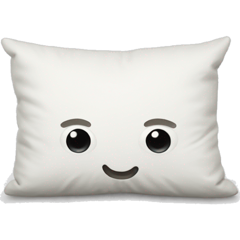 White pillow hairy emoji