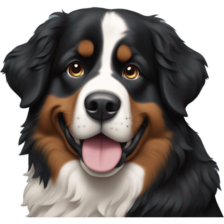 Mountain bernese dog emoji