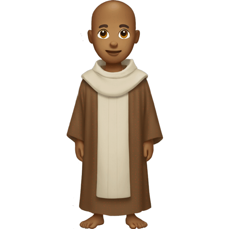 monk in Dominican robe emoji